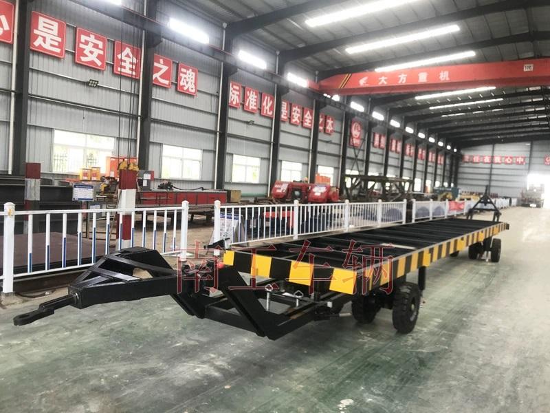 10吨骨架赢博(中国) 双牵引集装箱用全挂车