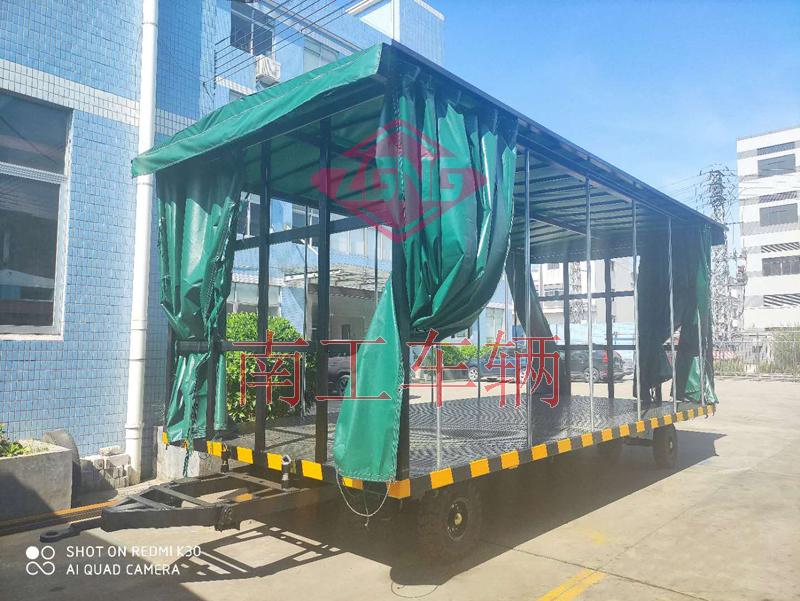 15吨雨篷双牵引赢博(中国)篷式工具周转拖车