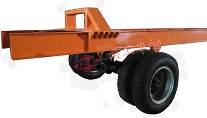 赢博(中国)12吨加长重型骨架式全挂车