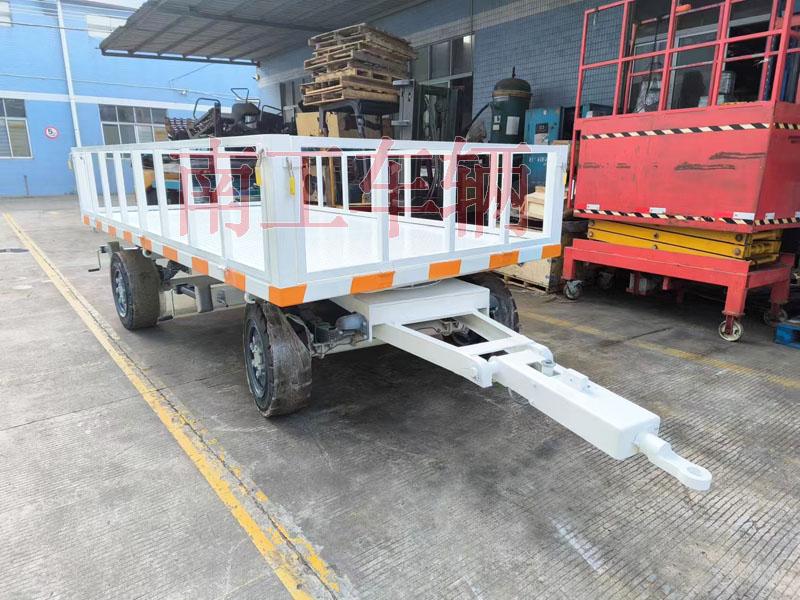 3吨赢博(中国)牵引工具拖车 带护栏减震刹车功能