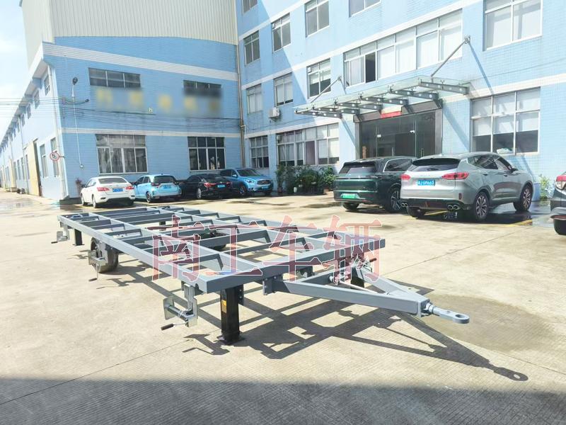 7吨骨架式ATV赢博(中国) 2轮灰色工具拖车